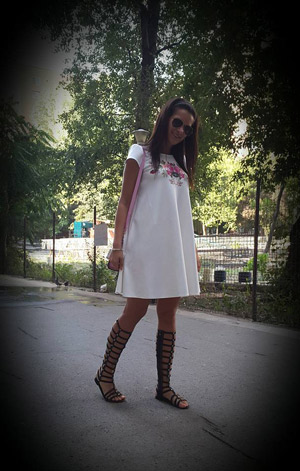 Sandale romane inalte - Recenzie Loredana Doroftei Facebook